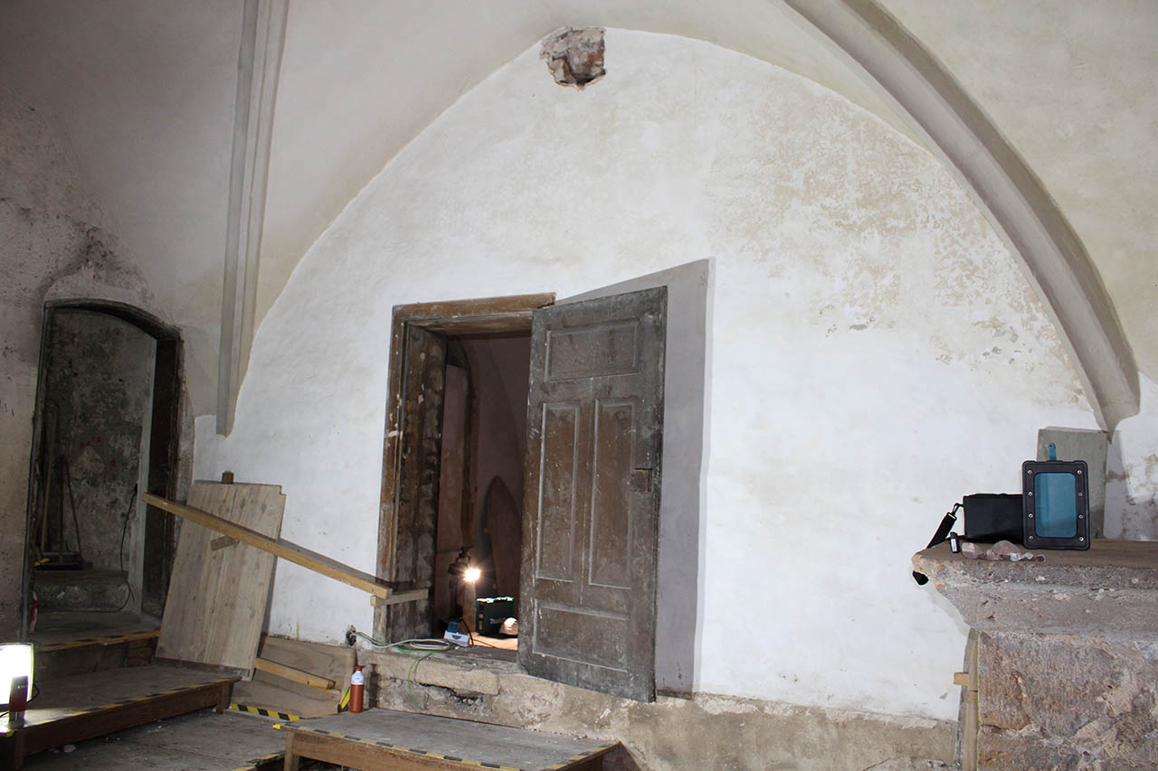 Krypta mit dem Stand vor der Sanierung, Foto: Fritz Bürglen