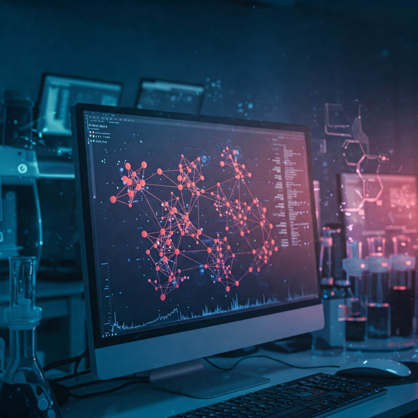Mit Vclust lassen sich Millionen viraler Genome schnell und zuverlässig analysieren und gruppieren. (Grafik: Juliane Seeber/Gemini generiert)