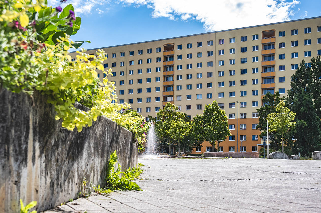 Blick auf Jena-Lobeda. Foto: Frank Liebold, Jenafotografx