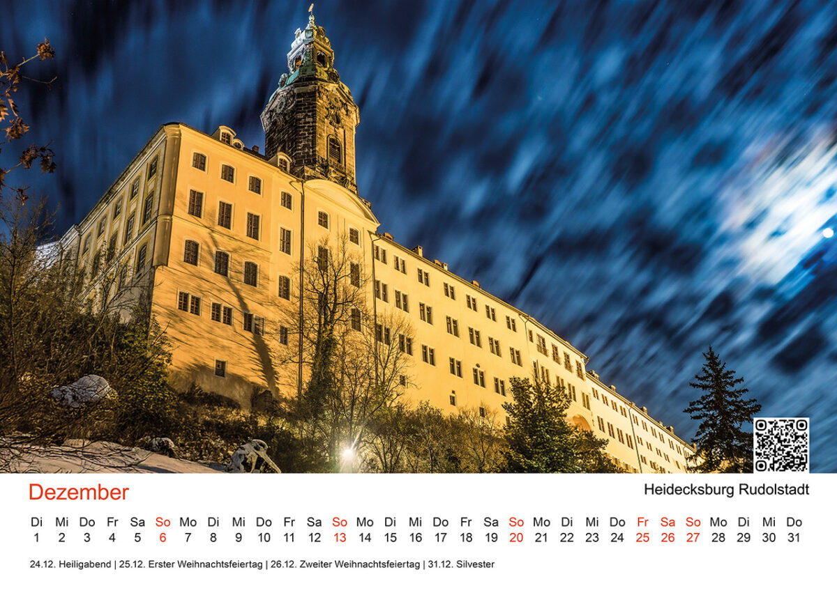 Dezember: Heidecksburg Rudolstadt – festlicher Glanz zum Jahresausklang