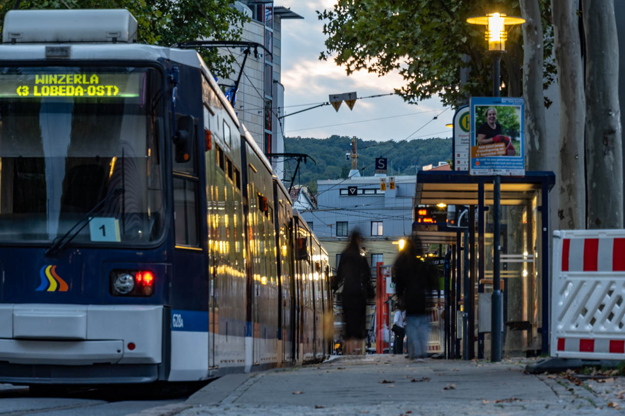 Löbdergraben in Jena: Verkehr ab 6. Oktober wieder frei. Foto: Frank Liebold, JenaFotografx
